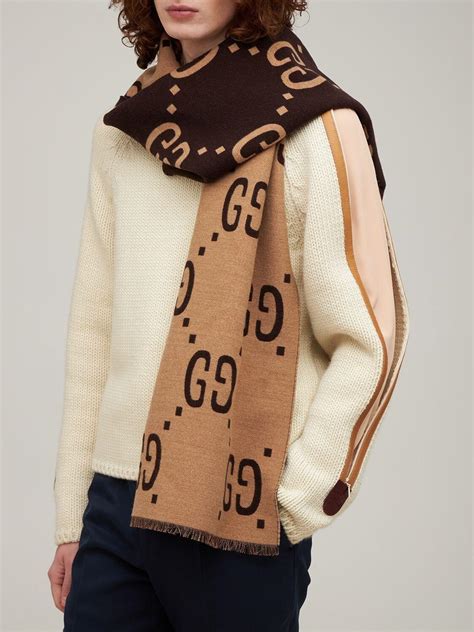 carreola gucci|gucci jacquard wool scarf.